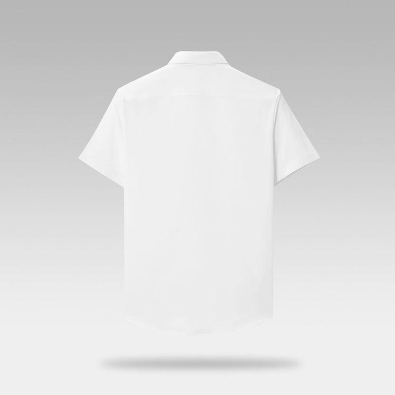 hla /海澜之家无痕科技短袖白衬衣 海澜之家衬衫