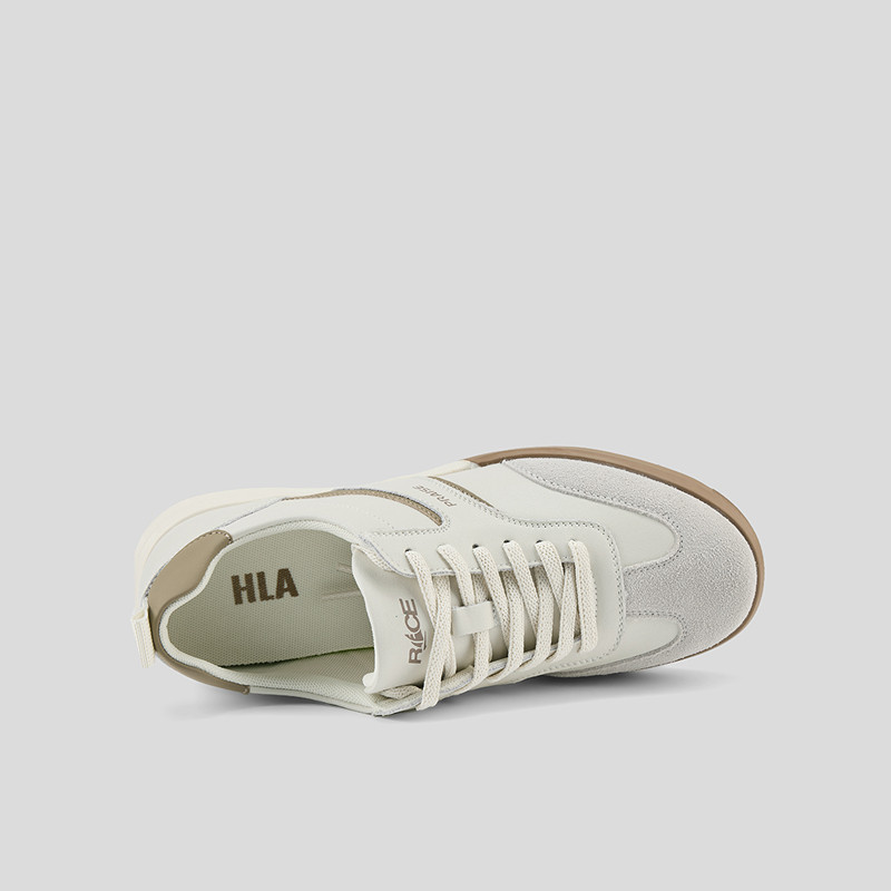 HLA/海澜之家抽绳系带休闲鞋26新款轻便透气时尚运动平跟德训鞋男,淘宝优惠券,粉丝福利购,淘宝优惠卷