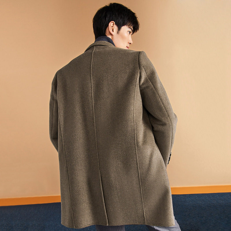 hla /海澜之家男士简约时尚大衣 海澜之家毛呢大衣
