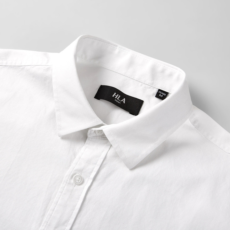 【纯棉】hla /海澜之家洗水工艺衬衫 海澜之家衬衫