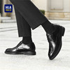 Heilan House Men's Shoes New Spring and Autumn Popular Round Toe Business Formal Leather Shoes Increased Derby Shoes