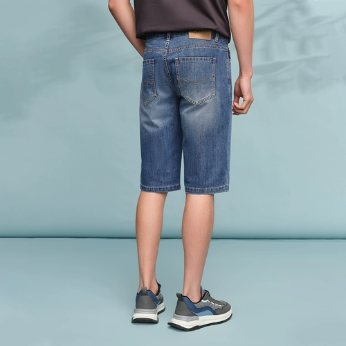 HLA/海澜之家 Легкие и тонкие джинсовые летние штаны, мужские шорты