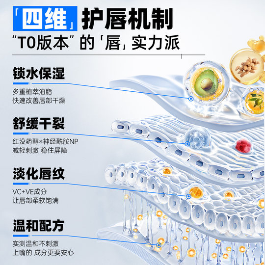 Hern Vaseline Autumn and Winter Lip Balm improves peeling and chapped skin