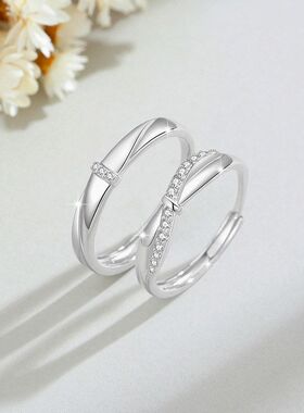 银铭品银结双生S925男女轻奢款