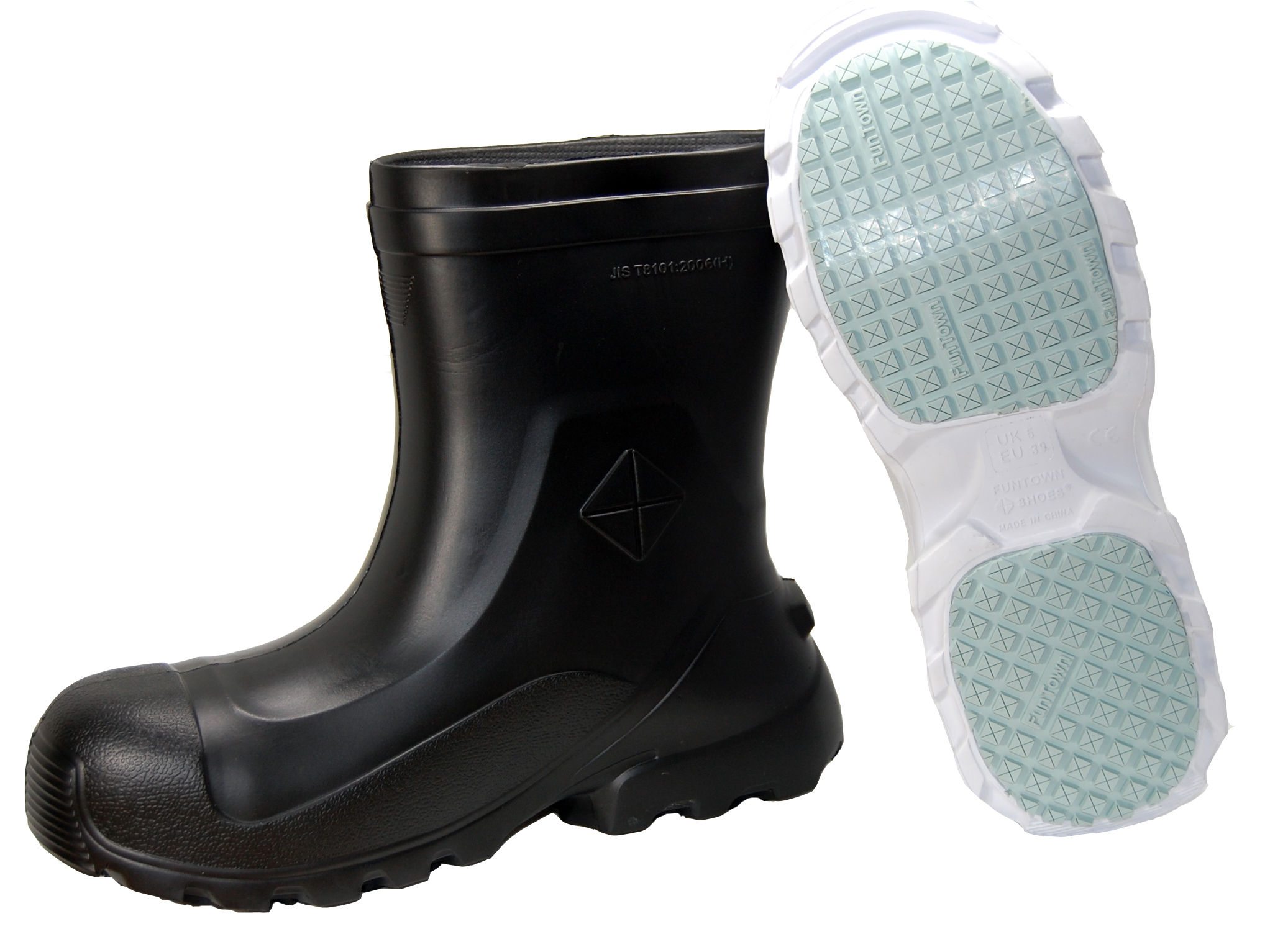 英国范特仕FUNTOWNSHOES时尚网红厚底雨靴潮靴鞋食品工厂防滑5002 - 图3