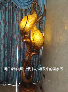 落地灯丹顶鹤镇宅新古典高端创意