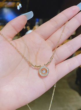 一鹿有你项链女百搭小众设计高级感锁骨链s925日韩轻奢风饰品