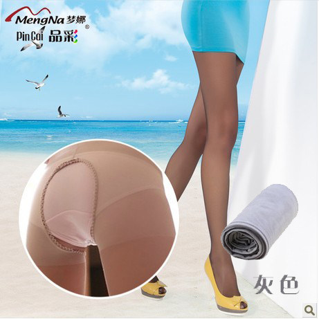 正品梦娜品彩开档连裤袜 超薄双面雕空丝袜 免脱 连裤袜 R3028,淘宝优惠券,粉丝福利购,淘宝优惠卷