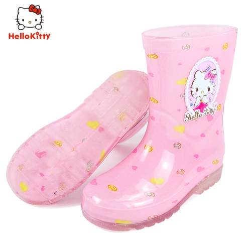 Hello kitty, детский нескользящий удерживающий тепло дождевик для школьников и студентов, стиль «принцесса», средней длины