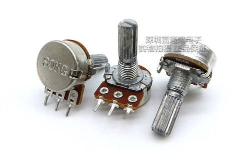 优质台湾料WH148型单联B10K音量可调电压电流电位器15000次长寿命 - 图2