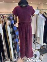 KC MARKET Korea East gate 2023 Winter new womens clothing short sleeve blouses casual pants suit women