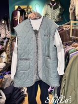 MERACI LINDA Korea Dongdaemun 2023 Winter new womens clothing Fashion Parquet Woven Machia