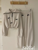 MA NYO Korea Dongdaemun 2023 Winter new womens clothing Yangqi Fashion casual 100 lap womens clothing suit