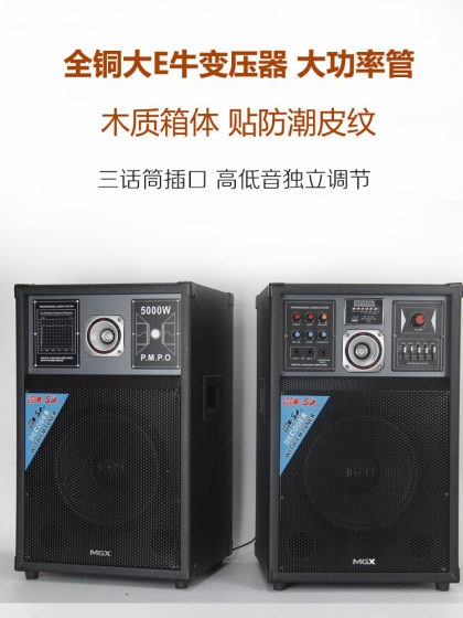 清仓木质卡拉OK家庭KTV音响10寸12寸重低音家用客厅点歌电视音箱