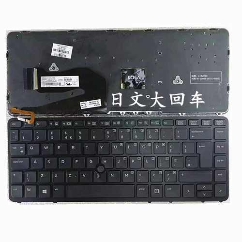 惠普HP Elitebook 840 740 745 850 750 755 G1 G2键盘Zbook 14-图3