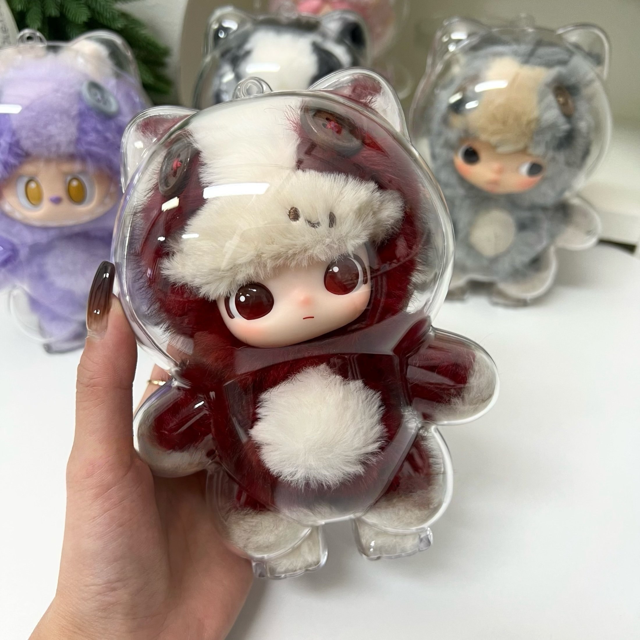 泡泡玛特马力全开保护壳通关马DIMOO娃包硬壳保护套防尘罩收纳盒,淘宝优惠券,粉丝福利购,淘宝优惠卷