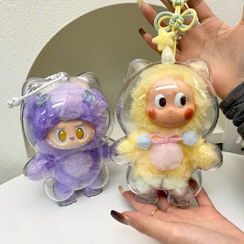 马力全开千里马升级款保护壳马年限定毛绒挂件保护套防尘收纳娃包 - 图0