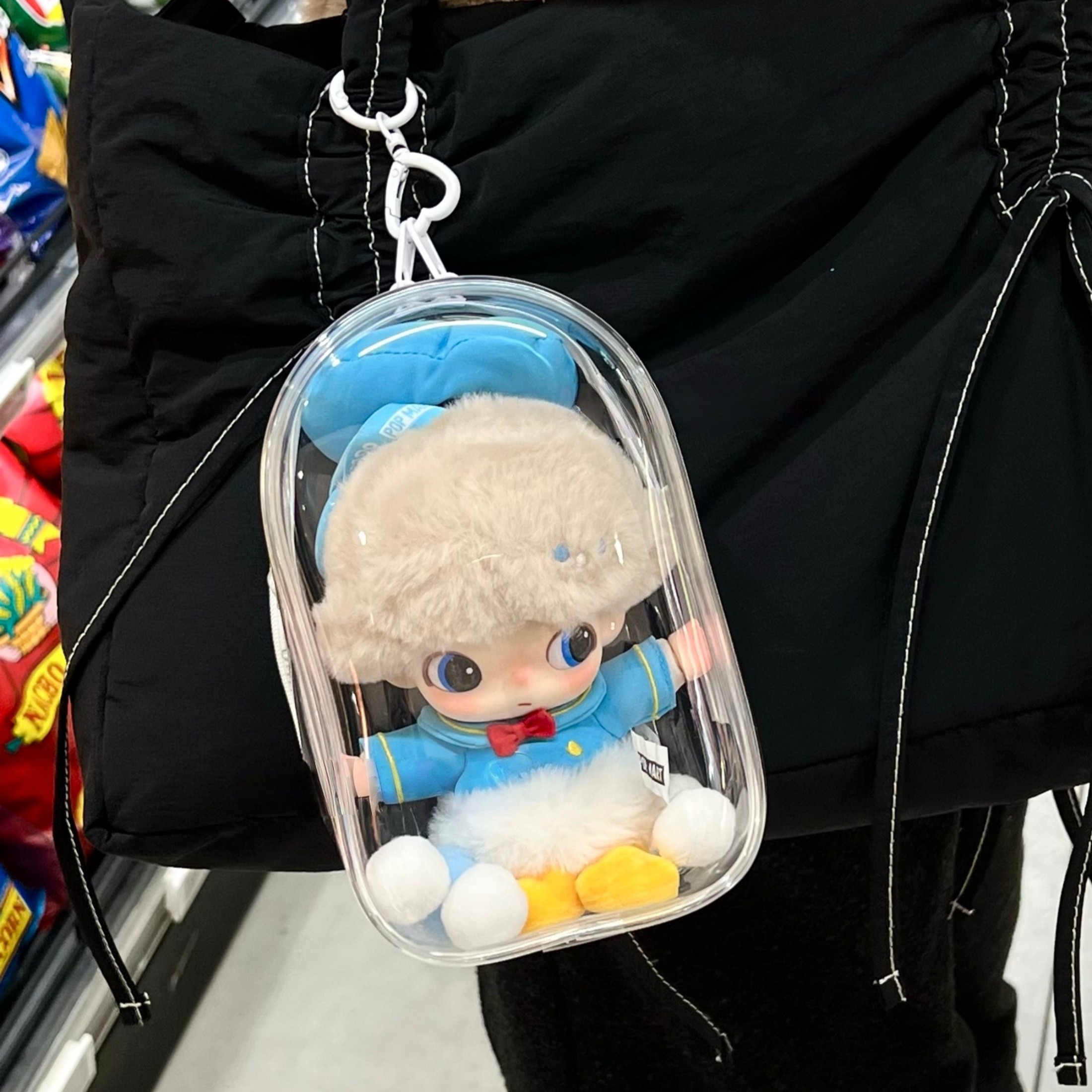 DIMOO迪士尼18cm娃包高飞搪胶挂件保护套米妮PVC防尘罩外出遛娃包,淘宝优惠券,粉丝福利购,淘宝优惠卷