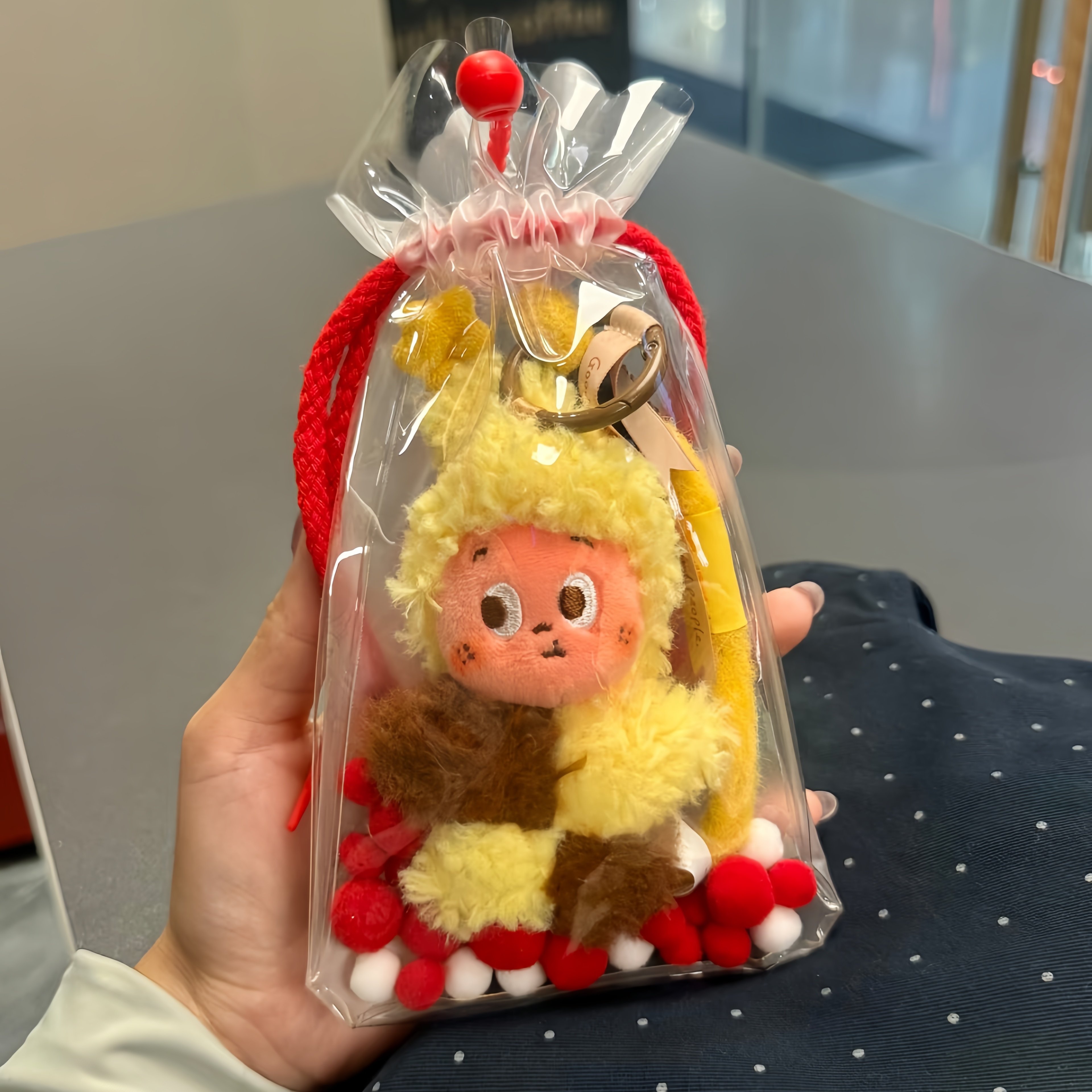 星星人保护套4代小饼干锦囊袋娃包美味时刻毛绒挂件透明收纳防尘,淘宝优惠券,粉丝福利购,淘宝优惠卷