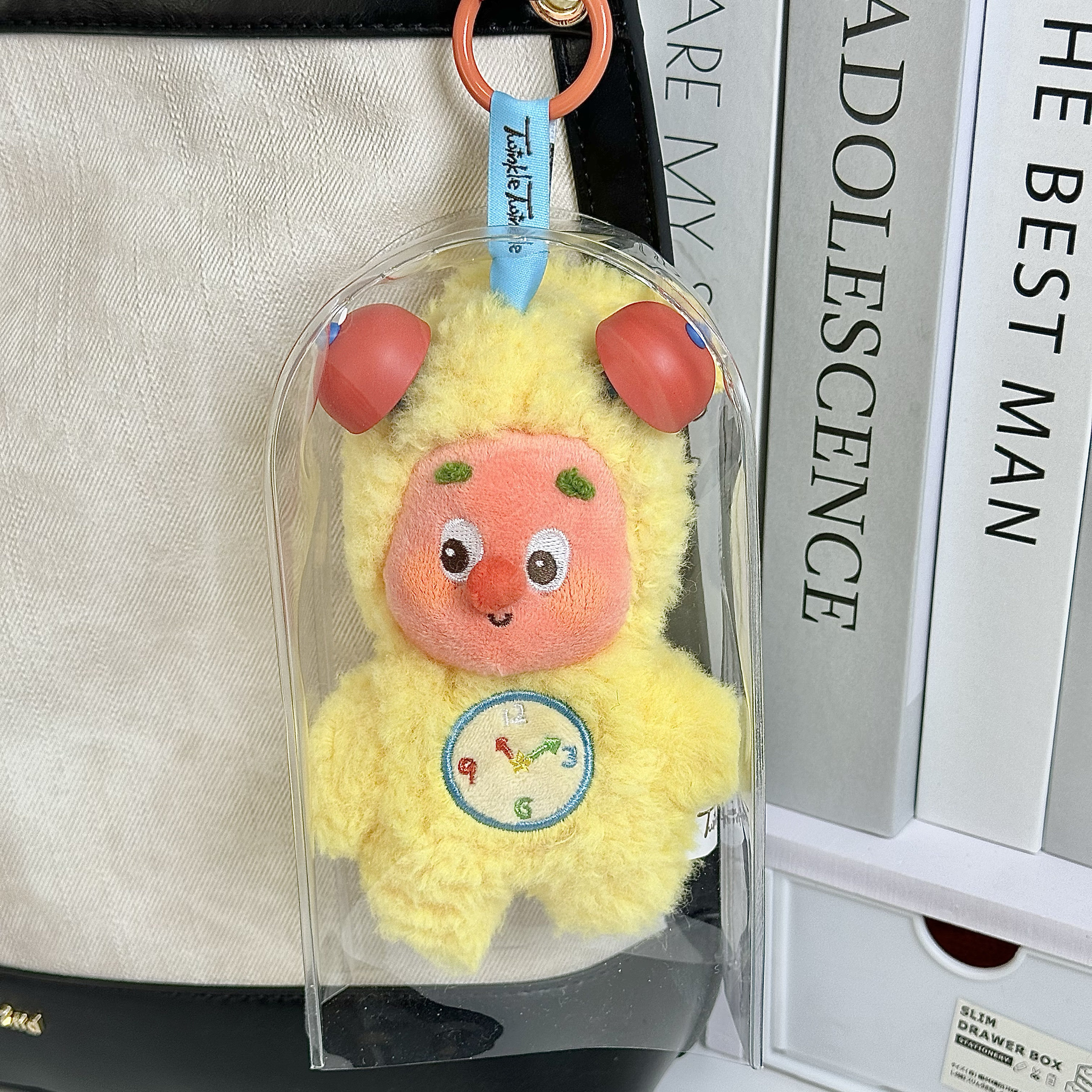 泡泡玛特星星人娃包毛绒挂件锦囊袋防尘罩高清透明遛娃包15cm痛包,淘宝优惠券,粉丝福利购,淘宝优惠卷