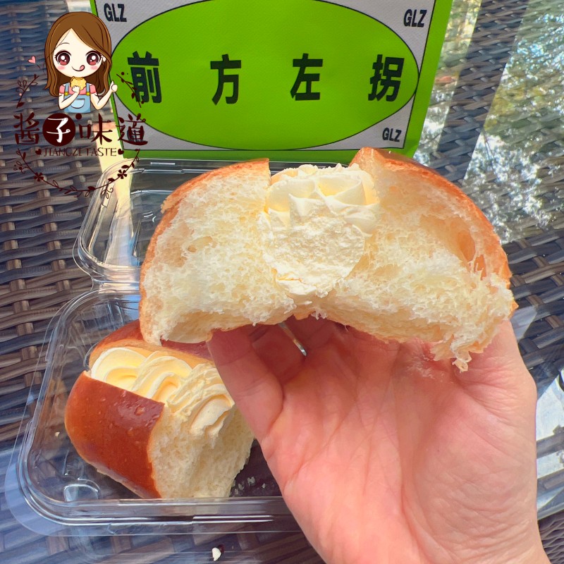 酱子代购 上海美食广莲申黄油老面包下午茶网红甜品硬奶油糕点心 - 图1