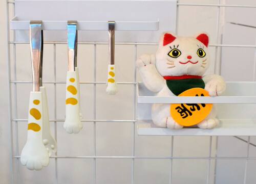 猫爪夹子 猫爪造型食品夹 拌沙拉面包夹烧烤夹方糖夹防烫料理夹 - 图2
