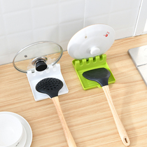 Multifunctional Pan Lid Rack Kitchen Accessories Pan Shovel Spoon Containing Rack Sitting Type Cut Vegetable Plate Shelving for Home Great All