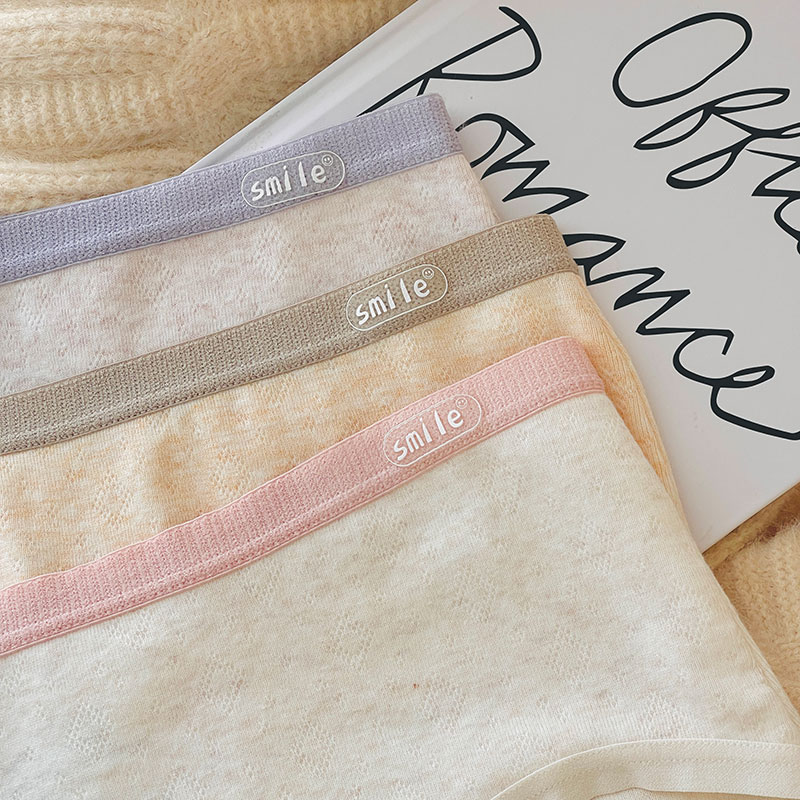 少女内裤纯棉中腰抗菌裆初高中学生大童12周岁以上三角短裤头 - 图3