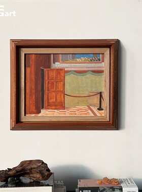 博馆木吉中古风客厅装饰画
