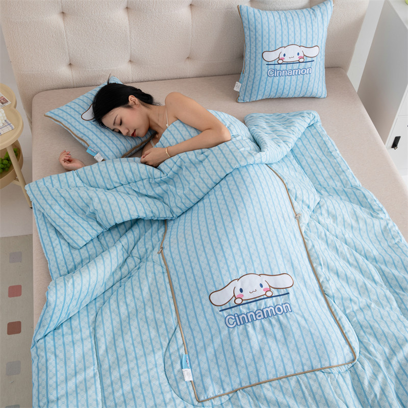 可折叠抱枕被子两用汽车沙发靠垫可爱办公室宿舍午休空调被三丽鸥,淘宝优惠券,粉丝福利购,淘宝优惠卷