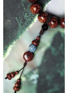 海黄 对眼1.5 纹理清晰降香味浓约25g手串木简约盘玩文玩念珠送礼