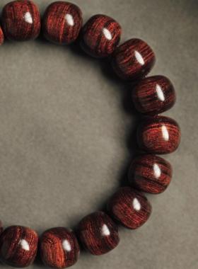 秒沉水 海黄紫油梨 11x12mm  约18.8g手串木简约盘玩文玩念珠送礼