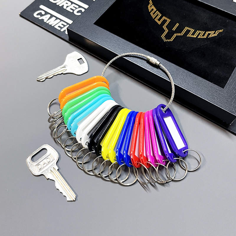 分类收纳房东房屋钥匙扣标识牌宾馆彩色标记牌标签锁匙物业钥匙牌 - 图3