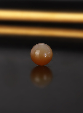 天然新疆且末糖料和田玉糖白散珠8mm 羊脂玉单珠配珠隔珠