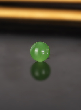 天然俄料碧玉散珠6mm 1957号 乌兰海苹果绿配珠隔珠 一物一图