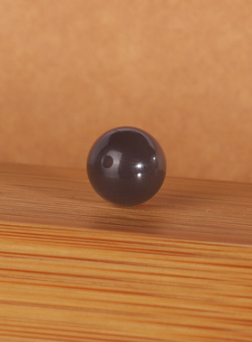 新疆和田玉烟紫散珠9.7mm 1743号 冰底烟紫配饰羊脂玉 一物一图