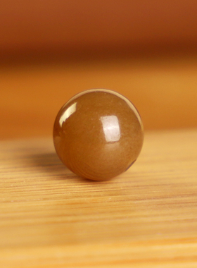 远廷 新疆和田玉且末糖料散珠8-12mm单颗黄糖羊脂玉手串配饰配珠