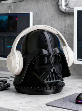 创意黑武士耳机支架挂架摆件卧室