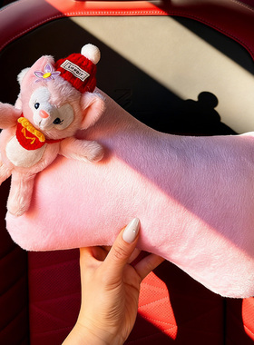 卡通玲娜贝儿毛绒车载护颈枕