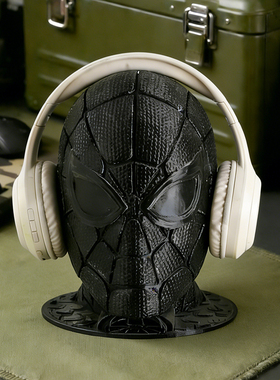 创意蜘蛛侠耳机支架挂架摆件装饰