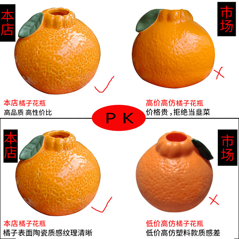创意陶瓷小花瓶摆件客厅插花水培养植物绿萝器皿房间改造桌面装饰