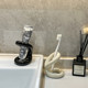 Ceramic knot electric toothbrush storage rack toothpaste rack