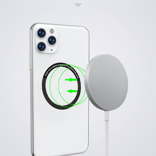 超薄磁吸贴片手机支架无线充引磁片适用充电线圈引磁圈磁吸圈铁圈 - 图3
