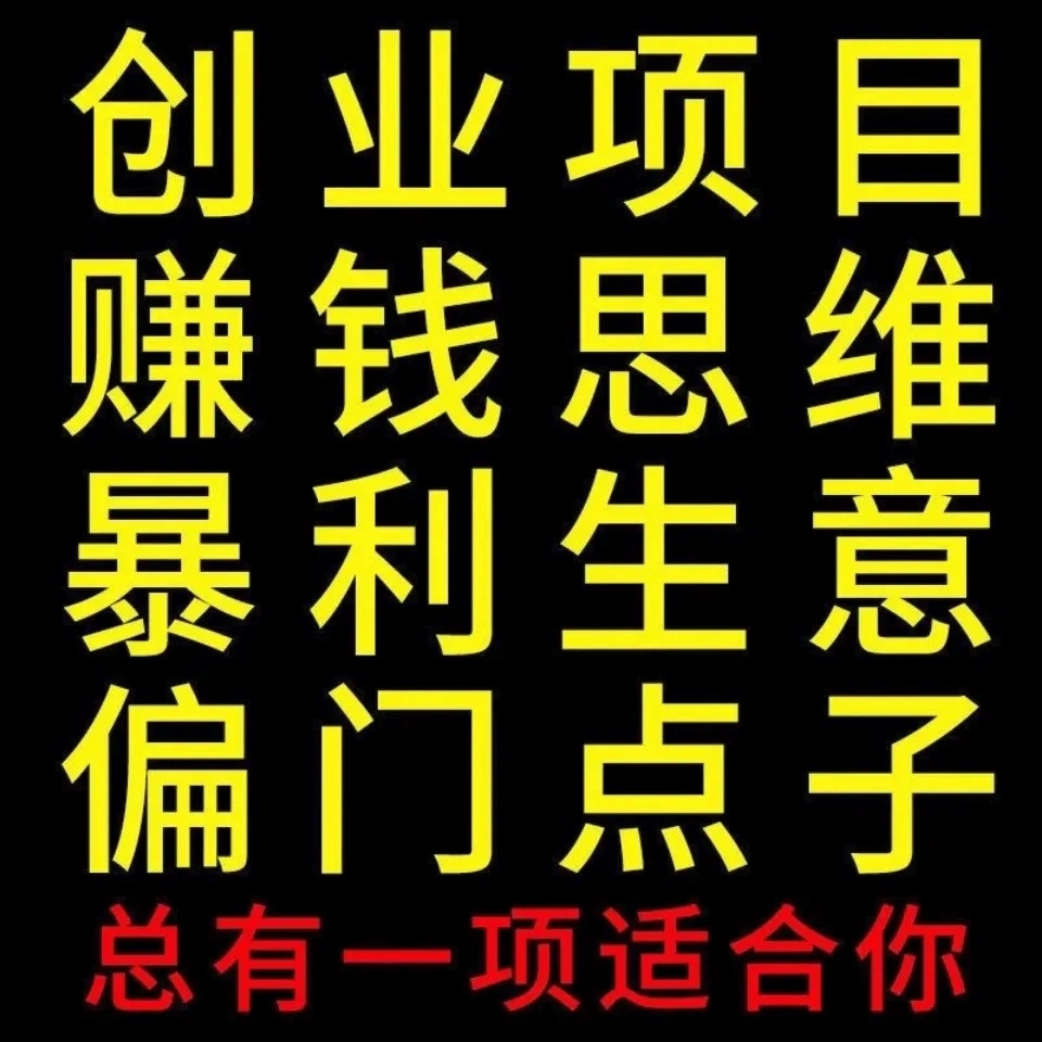 300个金点子致富秘籍快速赚钱小本创业项目偏门生意在家学习教程 - 图3