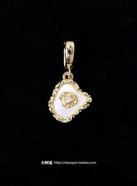 可掰活扣DIY裸链珠链项坠