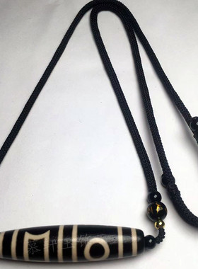 藏饰真品玛瑙天珠九眼八眼项链