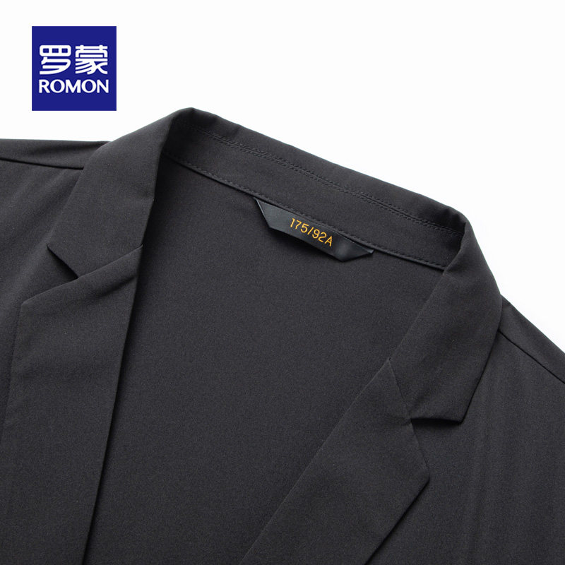 罗蒙西服外套男士2025春秋季免烫抗皱小西服商务高端上衣休闲男装,淘宝优惠券,粉丝福利购,淘宝优惠卷