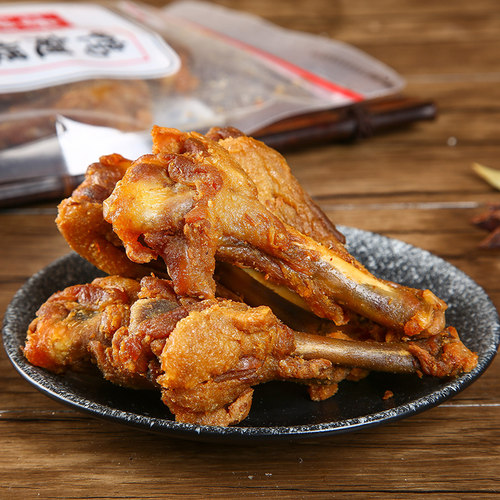 当天产 风干鸭翅根油炸香辣烤翅鸡翅根 梅州振城客家特产休闲零食 - 图2