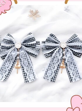 原创手作lolita爱丽丝姐妹发饰