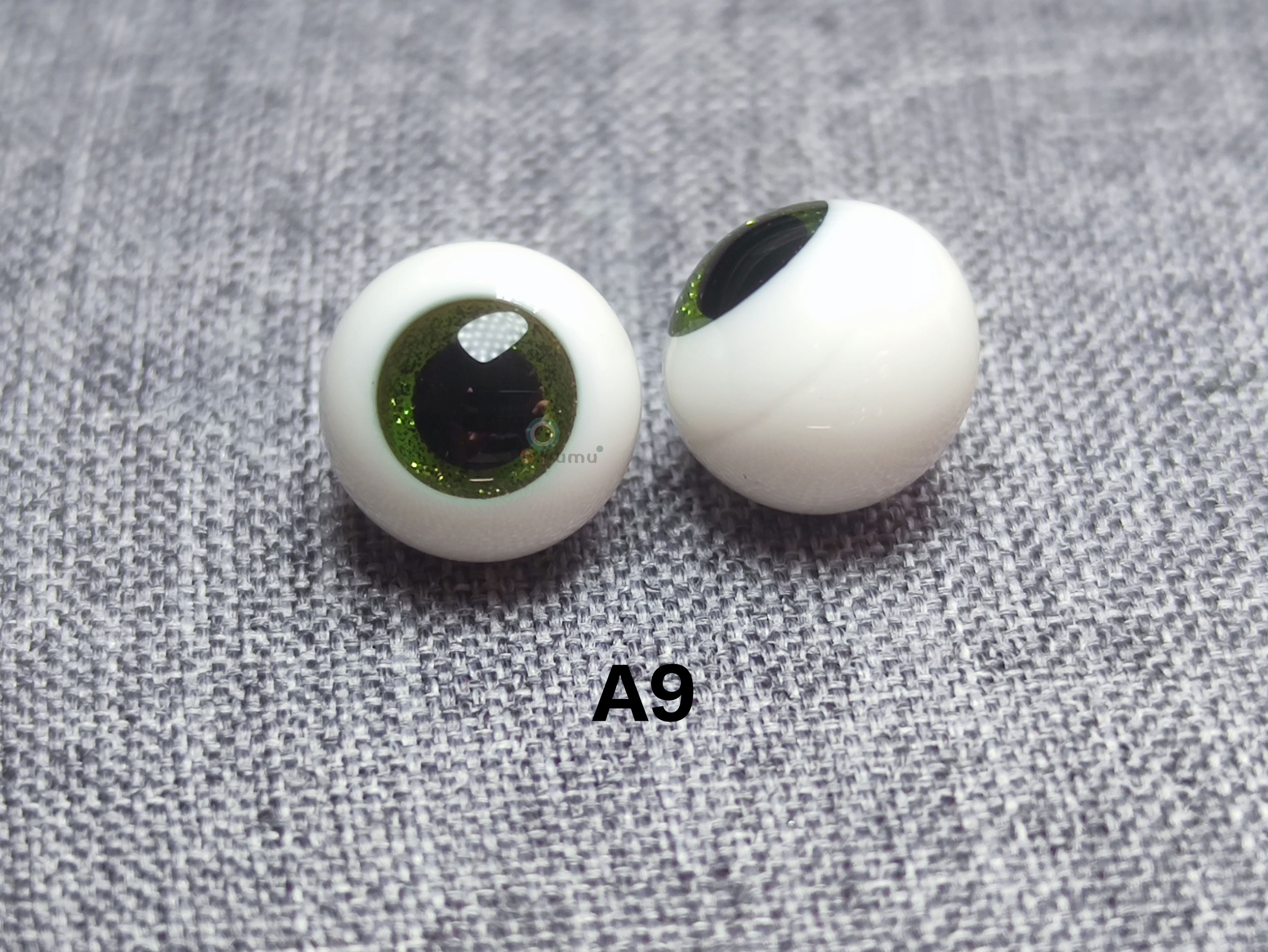 ob11玻璃眼珠圆溜溜可动｛A系列｝彩色8mm10mmA品低弧现货 - 图1